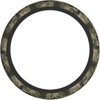 Camo Bigfoot Camo Green Hunting Steering Wheel Cover Car Accessories Cute for Women Girls Girly Universal 15 Inch Neoprene Auto Interior Decor Anti Slip Car Truck Protector