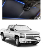 300T Thickened Sunshade for Car Windshield,Windshield Sun Shade for Blocking 99% Sunlight & Heat,Summer Cars Essentials Sun Cover for Car Windshields Fits Small Truck,SUV (XL: 63x33 inch)