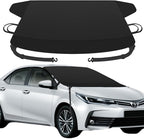 Windproof Windshield Cover for Ice and Snow, Upgraded Thicken Oxford Fabric Car Windshield Cover Best for Ice, Frost & Snow Removal Windshield Snow Cover for All Weather (67x47 Inches)