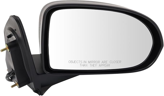 Passenger Side Mirror Assembly Power Textured Paint to Match Foldaway Compatible with 2007-2012 Jeep Compass