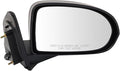 Passenger Side Mirror Assembly Power Textured Paint to Match Foldaway Compatible with 2007-2012 Jeep Compass