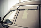 Window Visors Wind Deflectors Compatible with Land Rover 2012-2019 Range Rover Evoque with Chrome Trim Rain Guards 3-847LR006
