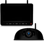 HD 1080P 7" Wireless RV Backup Camera System for Furrion Pre-Wired RV Truck Camper, 7" IPS DVR Monitor & Rear View Camera, IR Night Vision IP69 Waterproof DIY Parking Lines - DW7Y5