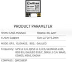 M9 GPS Module with Compass QMC5883 Four-Mode Flight Controller FPV RC Drone Fixed-Wing BK-122 BK-182 (BK-220P)