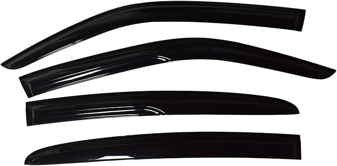 Window Visors Shade Sun Rain Wind Guards Deflectors Cover Acrylic Outside Replacement for 2011-2020