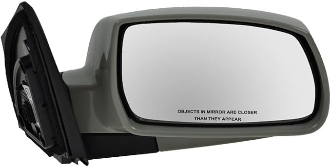 Passenger Side Mirror Manual Fold Power Paint to Match Smooth Black Compatible with 2010-2015 Hyundai Tucson HY1321174