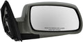 Passenger Side Mirror Manual Fold Power Paint to Match Smooth Black Compatible with 2010-2015 Hyundai Tucson HY1321174