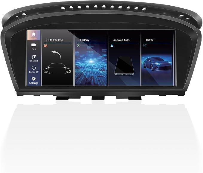8.8" 1080P HD CarPlay & Android Auto Touchscreen for BMW 3s/5s CCC System | Fits 3s E90-93 & 5s E60/E61 (2003-2008),Plug & Play, Supports Rear Camera, MirrorLink, Bluetooth, Voice & OEM Controls