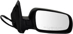 Passenger Side Mirror Assembly Power Heated Paint to Match Smooth Textured Black Compatible with 1999 Volkswagen Golf MKIV 2000-2006 Golf 1999 Jetta MKIV 2000-2007 Jetta