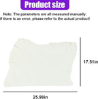 2PCS Shammy Cloth for Car Drying, 26'' x 18'' Absorbent No Lint No Streak Car Wash Cloths, Soft Scratch Proof Reusable Automotive Detailing Chamois Towel for Cars, SUVs, Trucks (Beige)