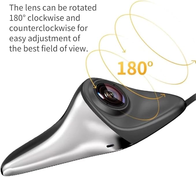 car Electronic Rearview Mirror, Right Blind spot Assistance Mirror for Vehicles, High - Definition Night Vision dashcam, Parking Monitoring, CMS (Black)