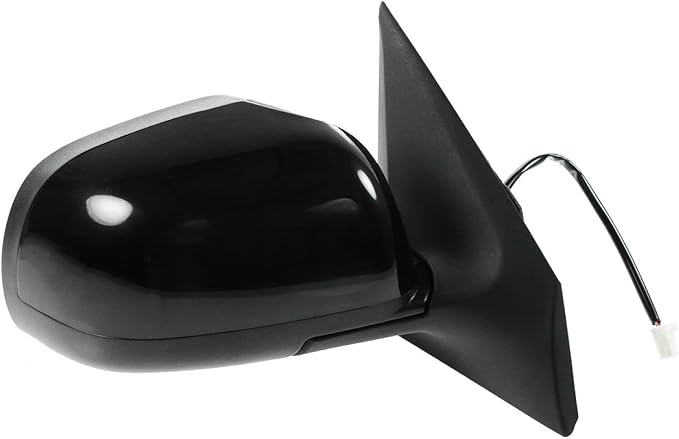 Passenger Side Power Mirror Paint to Match Smooth Black Compatible with 2012-2014 Nissan Versa NI1321227 NI1321241