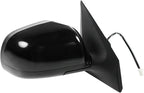 Passenger Side Power Mirror Paint to Match Smooth Black Compatible with 2012-2014 Nissan Versa NI1321227 NI1321241