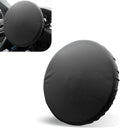 Car Steering Wheel Cover Sun Shade, Thickened Soft Waterproof Steering Wheel Sun Block Protector, All-Inclusive Design Auto Steering Shield Accessories for Most Cars, Trucks, SUVs (Black)