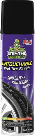 Untouchable Tire Shine Spray (1 Pack) – Citrus Scent, Wet Look Tire Shine, No Sling, Long Lasting Car Tire Shine, No Touch Application