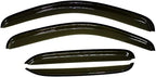 Tape-On Window Visors 4-Piece for 07-14 Chevy Tahoe/GMC Yukon Sun Rain Guard Shield Shade Smoke 94514
