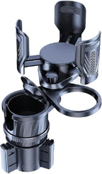 4 in 1 Upgrade Cup Holder Expander, Multifunctional Cup Holder for Car with Lock, 360° Rotating Cupholder Expander with Ashtrays & Adjustable Base, Expandable Cup Holder for Large Bottles Drinks Mugs