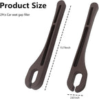 2PCS Car Seat Gap Filler Organizer with Phone Holder,[Upgrade Version] Car Seat Gap Organizer for Prevent Falling,Essential Car Accessories Car Side Seat Gap Filler (Brown)