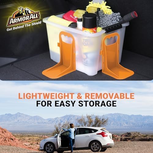 Trunk Cargo Blocks, Cargo Dividers, Trunk Dividers, Hook & Loop Trunk Organizer Blocks to Hold Cargo in Place, Cargo Containment System for Cars, Trucks, SUVs, Vans, 4 Pieces