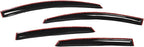 Black 4 Pieces Window Visors Shade Sun Rain Wind Guards Outside Replacement for Sentra 2013-2019