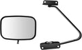Driver or Passenger Side View Mirror Manual Folding Manual Adjustment Black Compatible with 1987-1991 Ford F150
