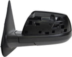 Power Heated Side Mirror Set Left & Right Manual Folding with Turn Signal Compatible with 2007-2013 Toyota Tundra TO1320252 TO1321252