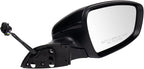 Passenger Side Power Folding Heated Paint to Match Mirror with Puddle Light Compatible with 2014-2016 Kia Forte Forte5 KI1321184