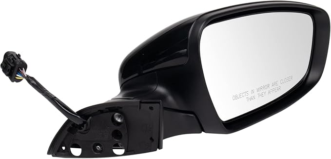 Passenger Side Power Folding Heated Paint to Match Mirror with Puddle Light Compatible with 2014-2016 Kia Forte Forte5 KI1321184