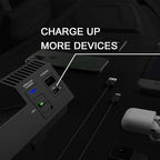 Wireless Car Charger Compatible with Mercedes Benz Accessories for (2015-2022) C-Class/C-classAMG GLC/GLC AMG Qi 15W MAX, 2-Port Type（Dock C63）