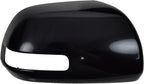 2 Piece Driver and Passenger Side Mirror Assembly Set Electric Adjustment Heated No Memory Puddle Light Black Compatible with 2010-2013 Toyota 4Runner TO1320263 TO1321263