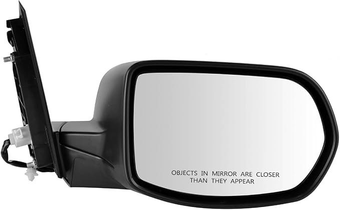 2 Piece Driver and Passenger Side Mirror Assembly Set Electric Adjustment Non-Heated No Memory Textured Compatible with 2012-2016 Honda CR-V HO1320270 HO1321270