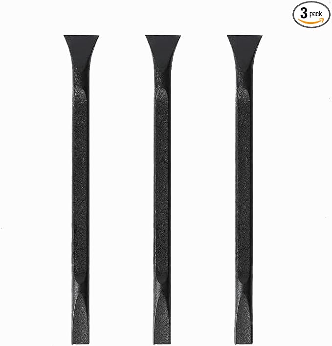 Scraper Small Plastic Scraper Tool, Multi-Purpose Scraper Non-Scratch Cleaning Tool, Used in Narrow Spaces and Gaps, Perfect for Removing Oil stains, Labels, Food, Dirt, Paint, Etc. (3pcs)
