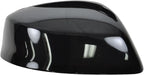 Passenger Side Power Mirror Smooth Black Paint to Match Compatible with 2012-2013 Honda Civic HO1321261 HO1321337