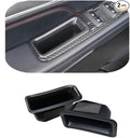 Front Row Door Side Storage Box Compatible with Ford Explorer 2016 2017 2018 2019 Armrest Phone Container Door Organizer Handle Pocket ABS Tray Insert Glove Pallet