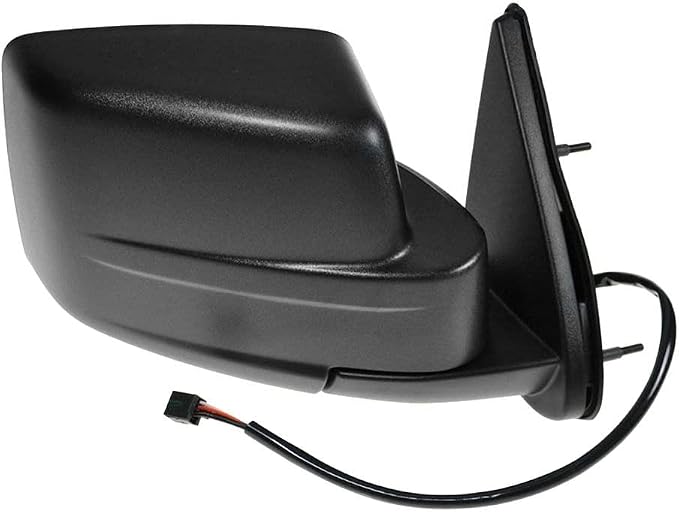 Passenger Side Mirror Assembly Electric Adjustment Heated No Memory Textured Compatible with 2007-2011 Dodge Nitro CH1321278