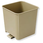 Car Trash Can Waterproof Vehicle Garbage Bin, Leakproof Anti Slip Floor Mat Clip Trash Bag Holder for Car, Truck, SUV, Van Portable Auto Trash Container with Stability Clips (Mocha, Small)