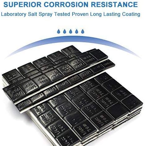 1/4oz, 0.25oz, Black, Adhesive Stick on Wheel Weights, EasyPeel Tape. Cars, Trucks, SUVs, Motorcycles, Low Profile, 60oz/Box, U.S. OEM Quality, (240pcs)