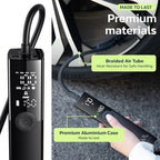 Premium Tire Inflator Portable Air Compressor, 2X Faster, 150PSI Air Pump for Car Tires, Tire Pump, with 12V DC Cord for Trucks & Off-Road Tires, Auto Shut-Off（Ventus pro + case）