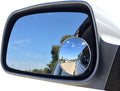 Blind Spot Mirror, 2" Round HD Glass Convex Aluminum Frame Wide Angle Rear View Mirror For All Universal Vehicles Car Suv (Pack Of 4)