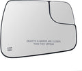 Right Passenger Side Heated Mirror Glass Replacement For 2019 2020 2021 Dodge Ram 1500 - Power Heated, with Backing Plate, Replace 68402036AA 68402037AA