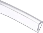 Clear Edge Trim, 9.8Ft Silicone U Channel Edge Protector, Edges Guards Fits 3/16"-1/4" for Car Doors Sheet Metal Parts (3/8" W x 9/16" H)