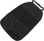 Black Anti Kick Mat Car Backseat Protector Cover Organizer for Universal Fitment 25.59x16.93in