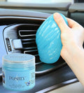 Car Cleaning Gel Putty | Reusable Dust Cleaning Slime for Air Vents, Dashboard, Cup Holders, Keyboard & AC Vent Cleaner | Non-Sticky No Residue Gel (Blueberry Fresh Scent)