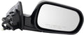 Passenger Side Mirror Assembly Power Paint to Match Smooth Black Foldaway Compatible with 1999-2002 Honda Accord Coupe