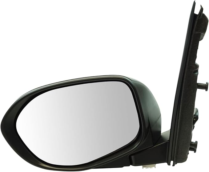 2 Piece Driver and Passenger Side Mirror Assembly Set Electric Adjustment Non-Heated No Memory Textured Compatible with 2014-2017 Honda Odyssey LX HO1320277 HO1321277
