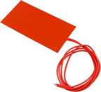 4PCS 12V 15W Silicone Heating Pad Rubber Flexible Heater Mat 50mm X 100mm