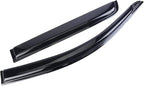 Tape-On Window Visors Deflectors Rain Guards 4 Piece Set ‎Compatible with 2008-2017 Mitsubishi Lancer