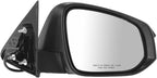 2 Piece Driver and Passenger Side Mirror Assembly Set Electric Adjustment Heated No Memory Black Compatible with 2014-2016 Toyota Highlander TO1320317 TO1321317