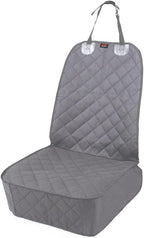 Dog Car Seat Cover 2 Pack, Waterproof Front Seat Car Cover for Cars, Trucks, and Suvs, Pet Front Cover for Cars, Nonslip Dog Seat Cover Grey