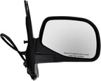 Passenger Side View Mirror Manual Folding Electric Adjustment Heated No Memory Black Compatible with 1995-2001 Ford Explorer 1997-2001 Mercury Mountaineer